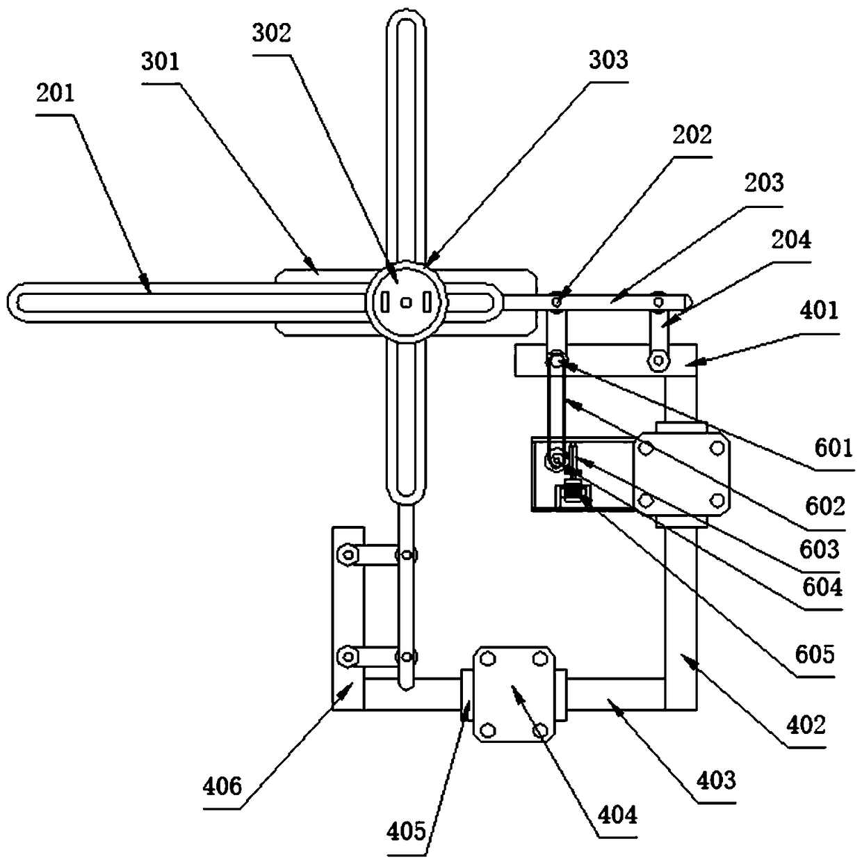 Spraying device for pesticide spraying drone