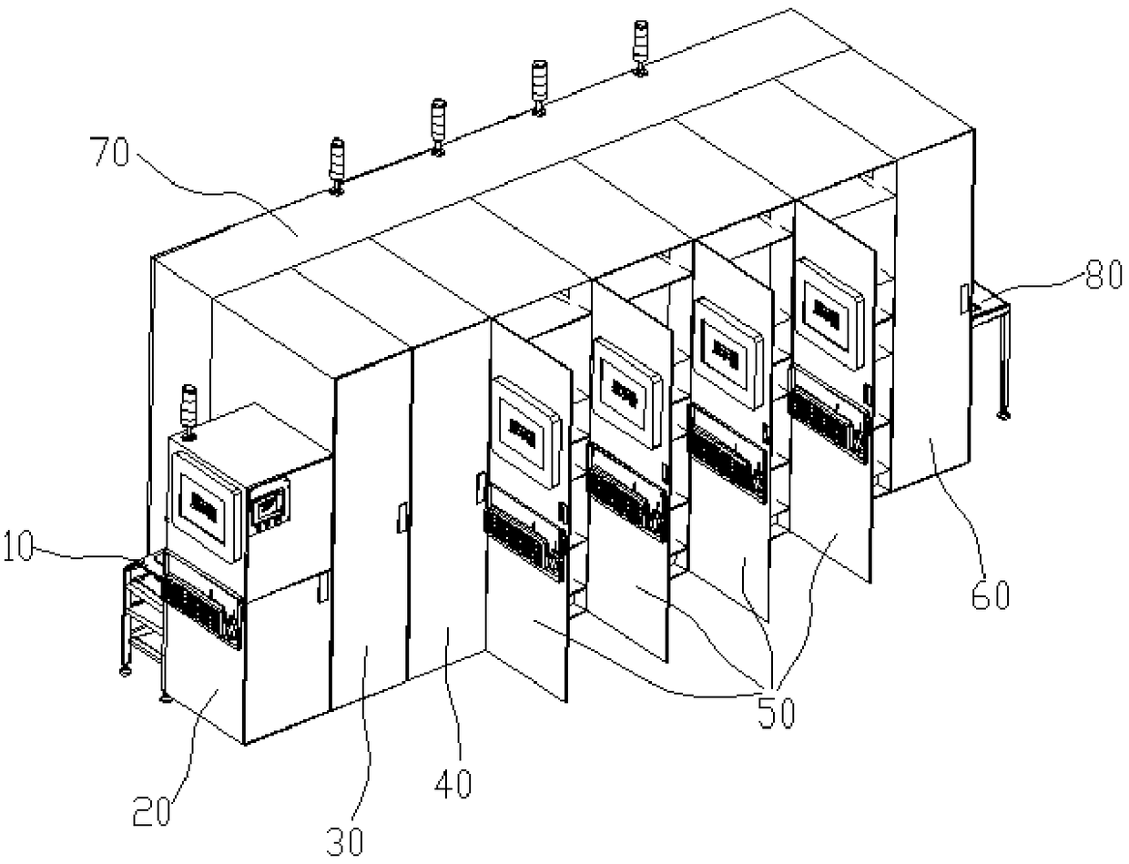 A kind of automatic detection device of pcba board