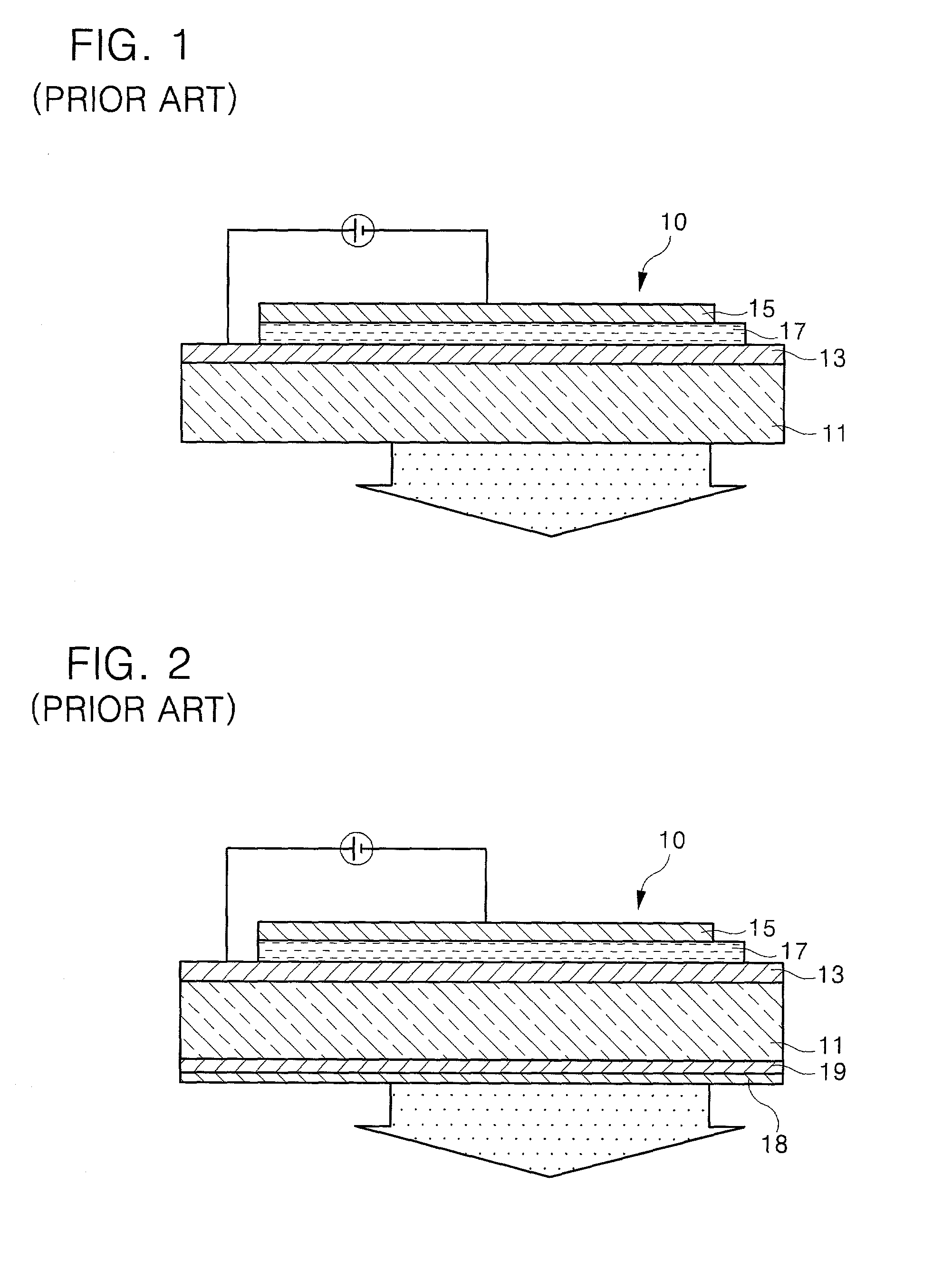Organic EL device with high contrast ratio and method for maufacturing the same