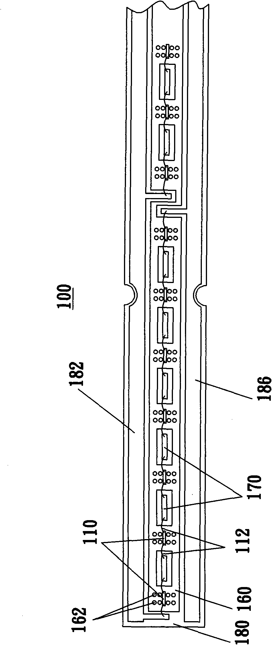 Light-emitting module with high heat conduction and light guide functions and devices applying same