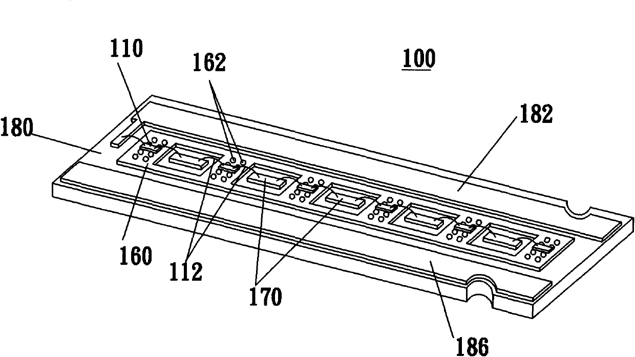 Light-emitting module with high heat conduction and light guide functions and devices applying same