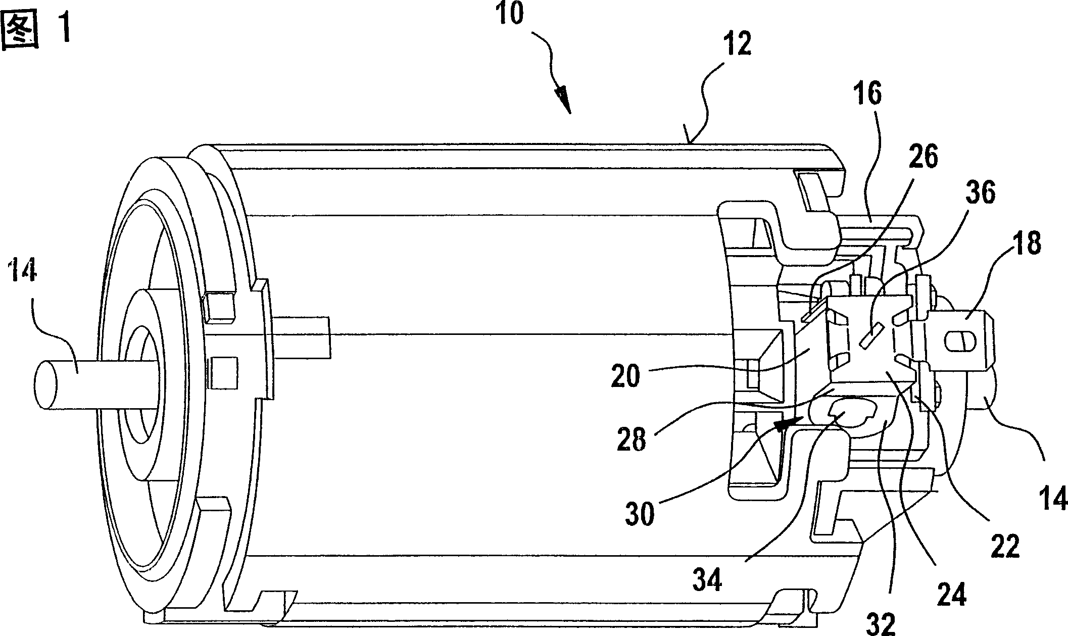 Electric motor for hand toolroom machines