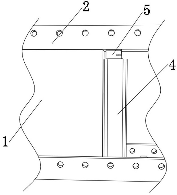 Mounting and fixing method for structural pulling seam in aluminum alloy formwork supporting system