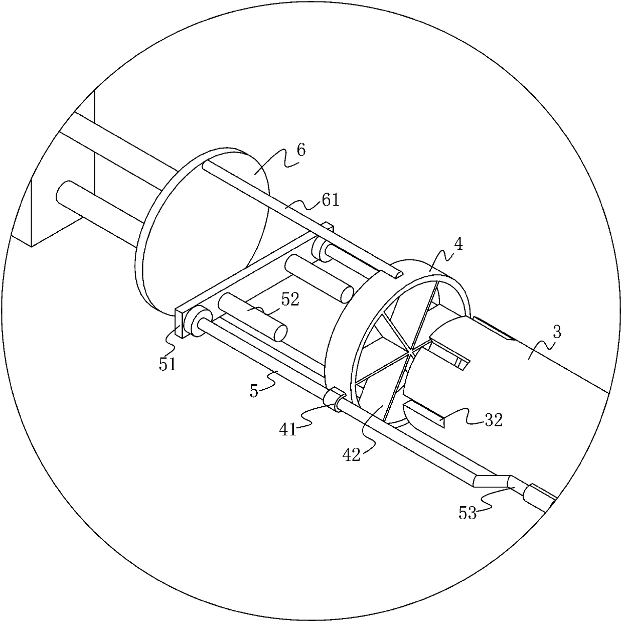 A short sausage cut flower structure