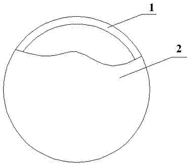 Steel core wire free cutting line and manufacture method thereof