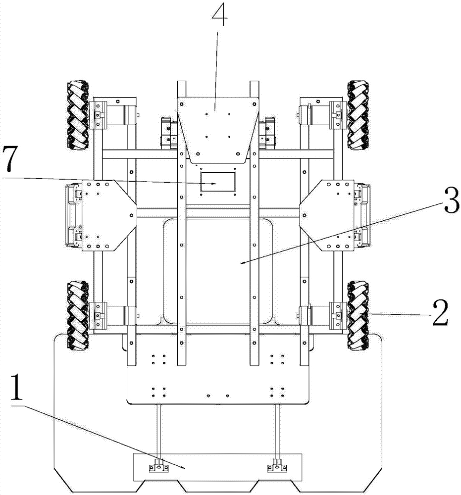 Flying dust separation type garbage collection robot