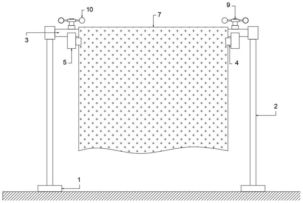 Windproof clothes airing pole