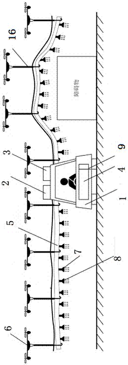 Air-ground integrated agricultural and forestry plant protection system device and use method