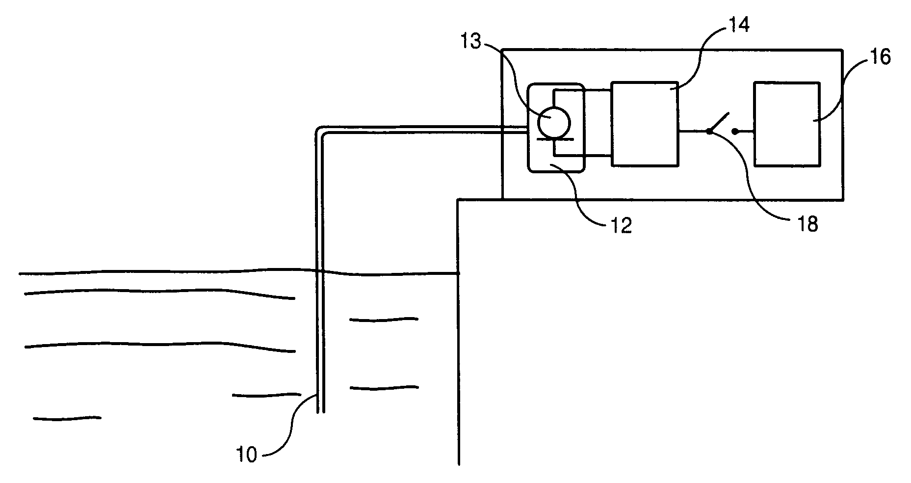 Device for detecting the fall of a body into a swimming pool