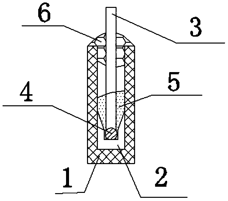 An alloy type thermal fuse with breaking current resistance
