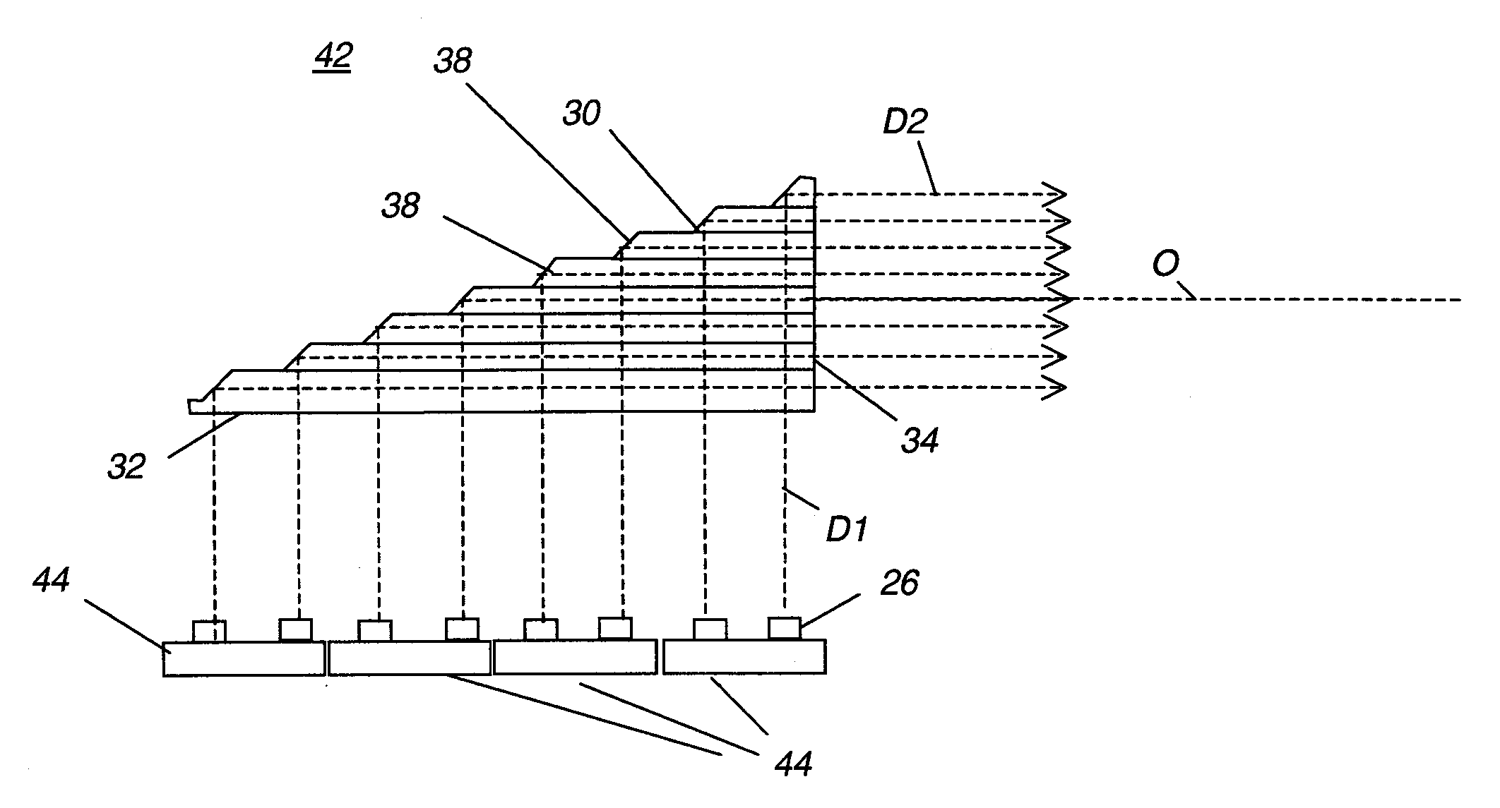 Projection apparatus using solid-state light source array