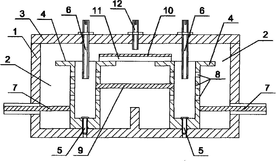 Mixed coupling coaxial cavity filter capable of controlling electromagnetism