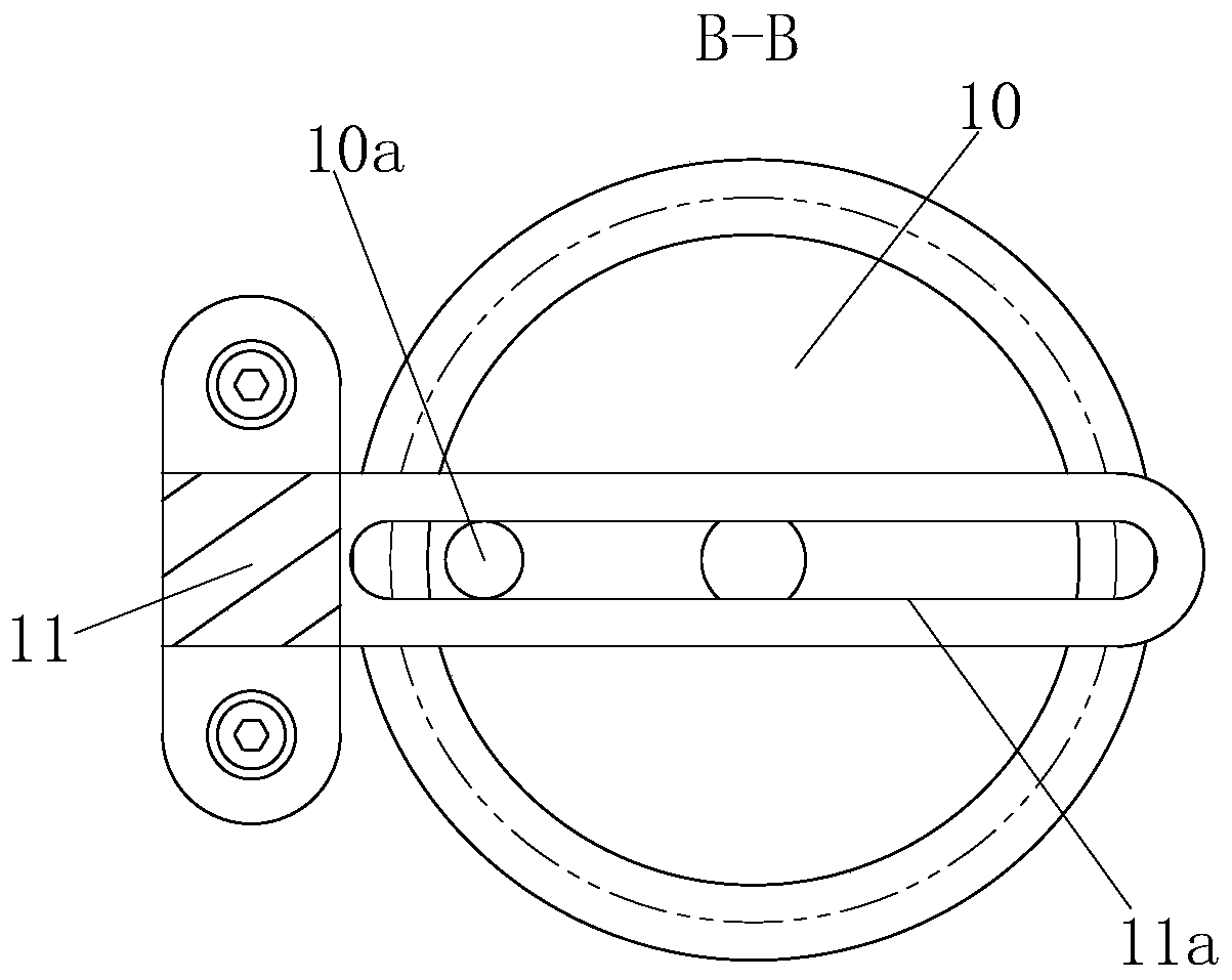 Arc surface drying device for cylindrical part