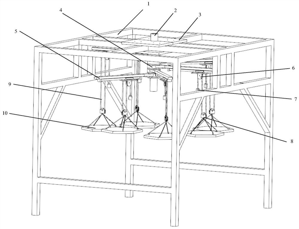 A follow-up gravity unloading suspension device