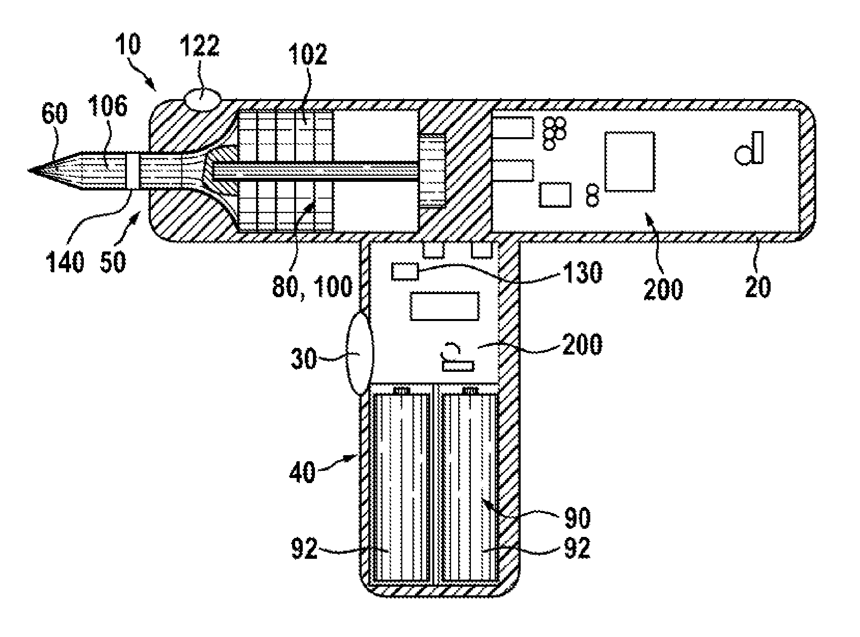 Protective Sensor System for a Hand-Held Power Tool