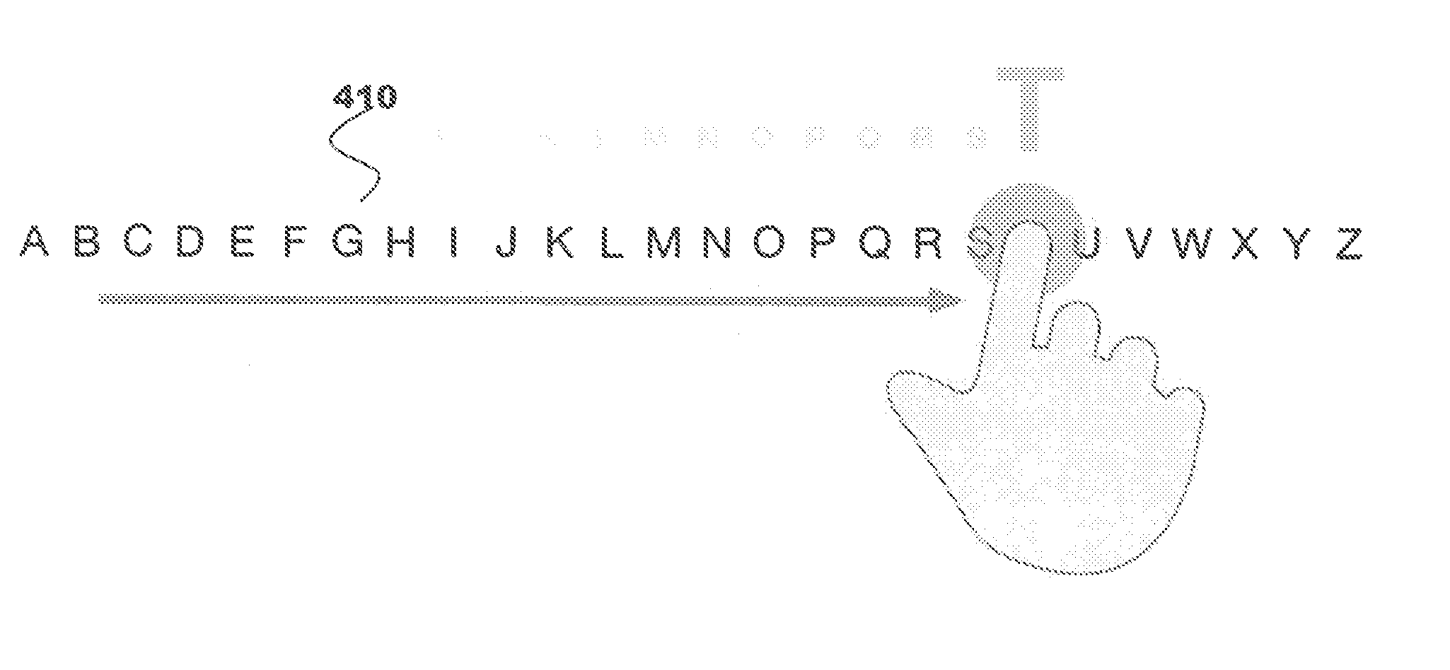 Method and apparatus for entering symbols from a touch-sensitive screen