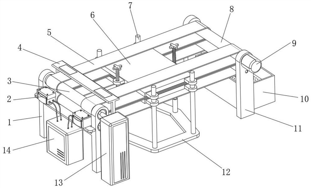 Full-automatic feather straightening device for badminton processing