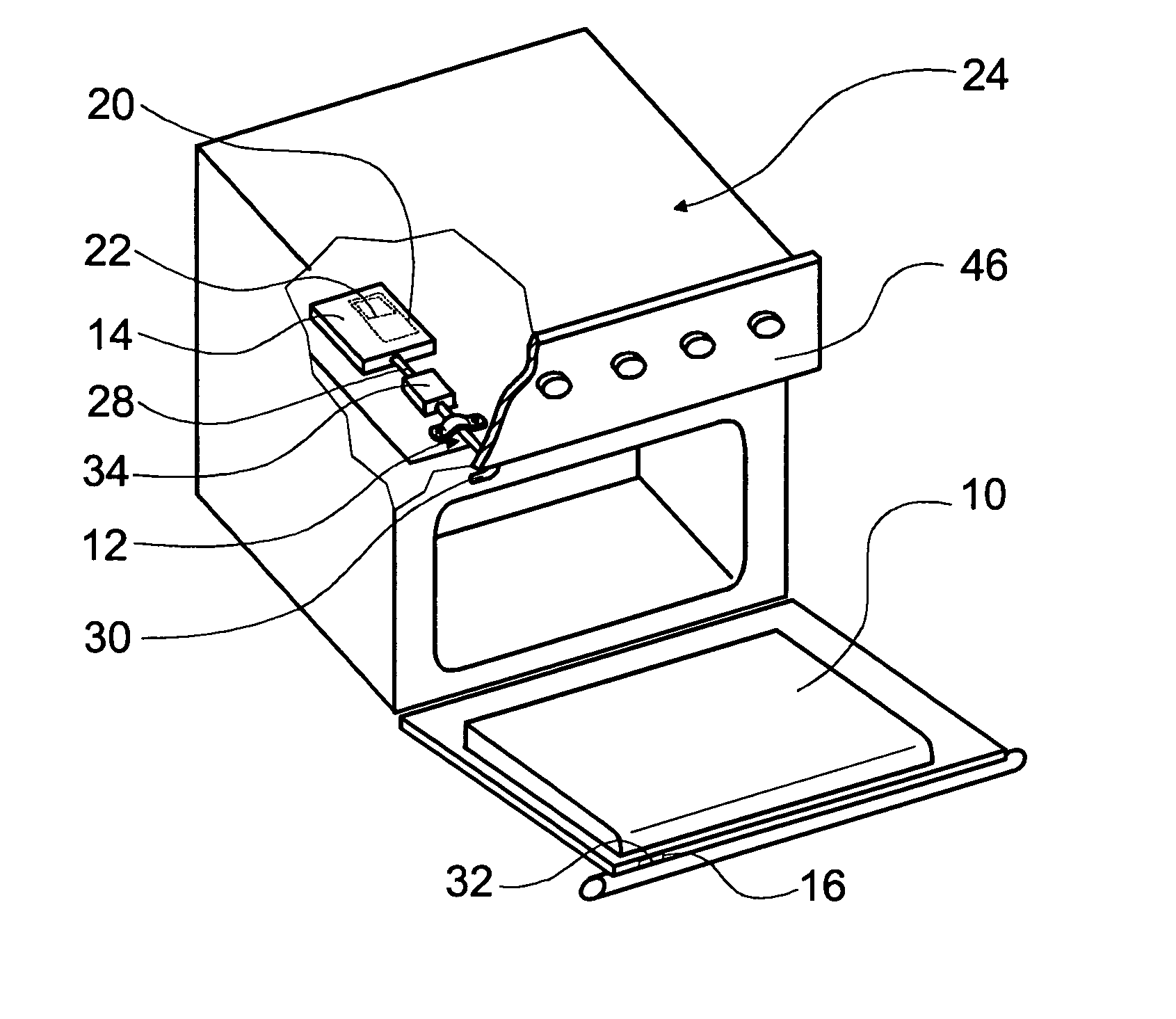 Locking apparatus for locking a cooking device door