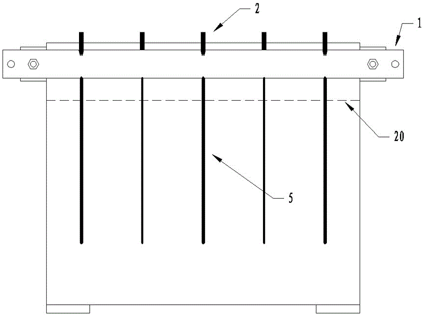 Experimental electrolytic zinc device