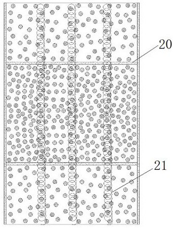 Absorbent core of absorbent article and its manufacturing process