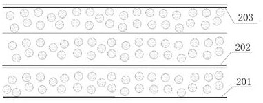 Absorbent core of absorbent article and its manufacturing process