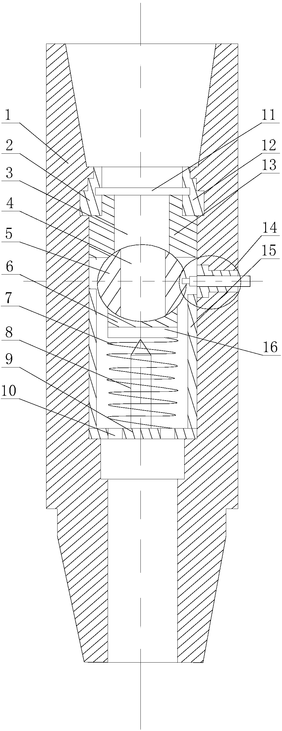 Anticorrosion flow guide structure for natural gas wells