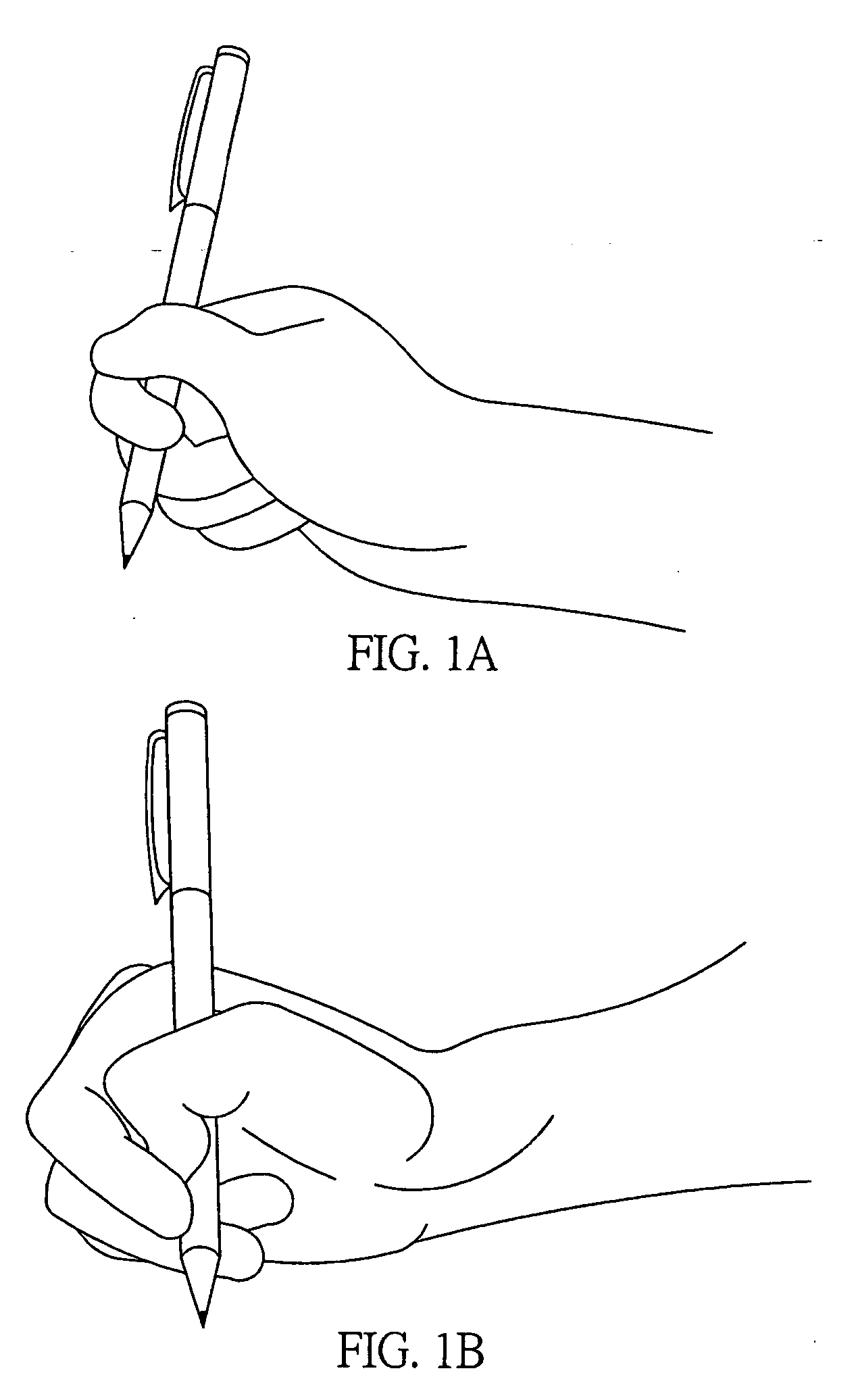 Pen-holding posture corrective apparatus