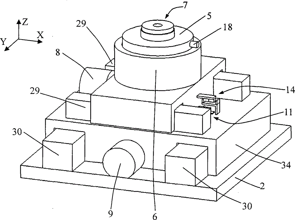 Electromagnetic damping vibration isolator of double-layer air-flotation orthogonal decoupling and sliding knuckle bearing angle decoupling