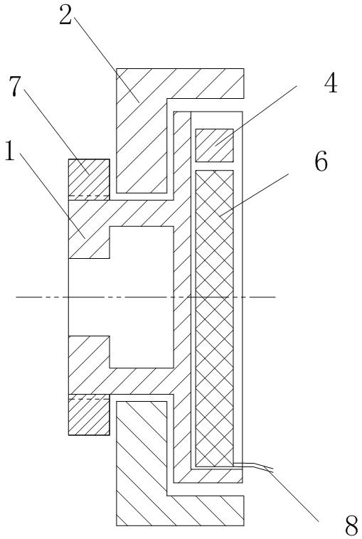 Ultrasonic disk motor with clutch and displacement amplification mechanism and working method thereof