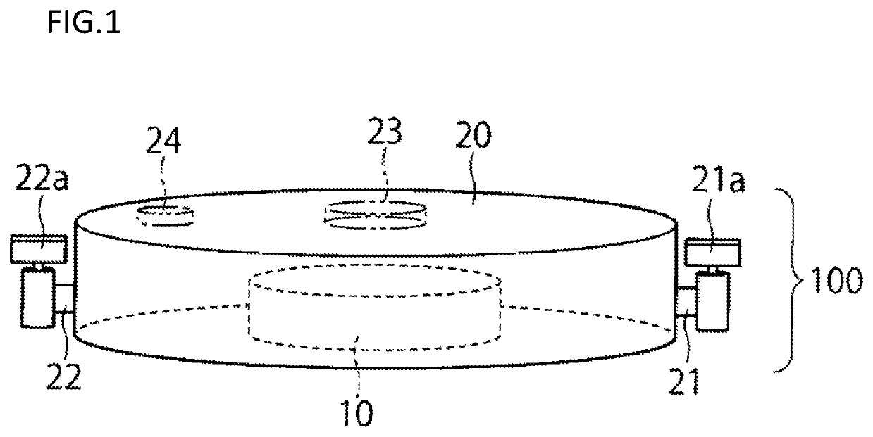 Closed culture vessel for adherent cells