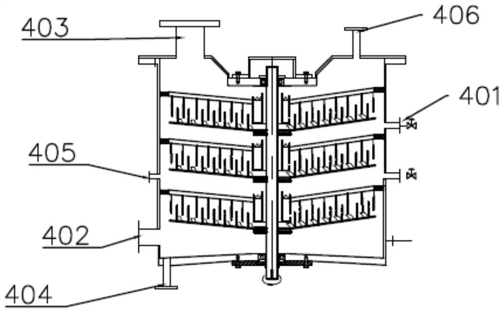 Solid-liquid separation and binary component organic solvent purification combined complete equipment