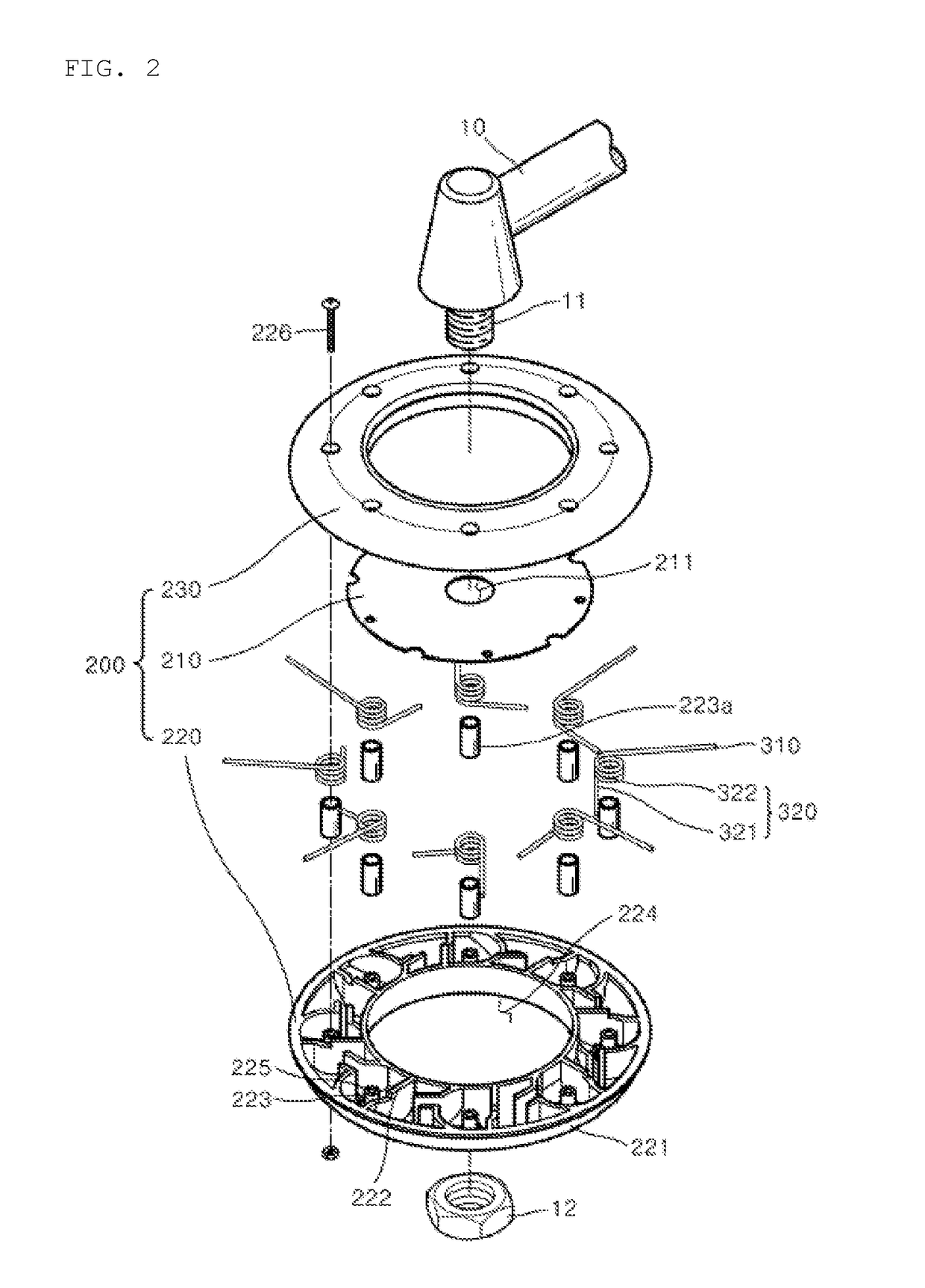 Shock-absorption type mower safety blade unit having protector mounted thereon