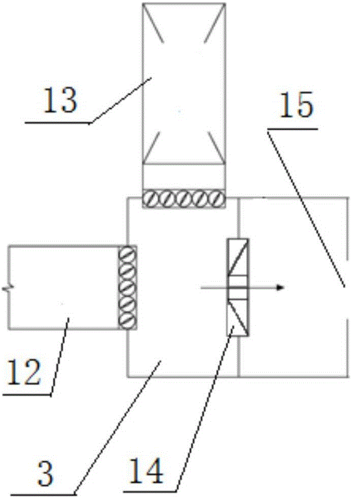 Nitrogen-rich flushing inerting pipeline system for large commercial aircraft fuel tank