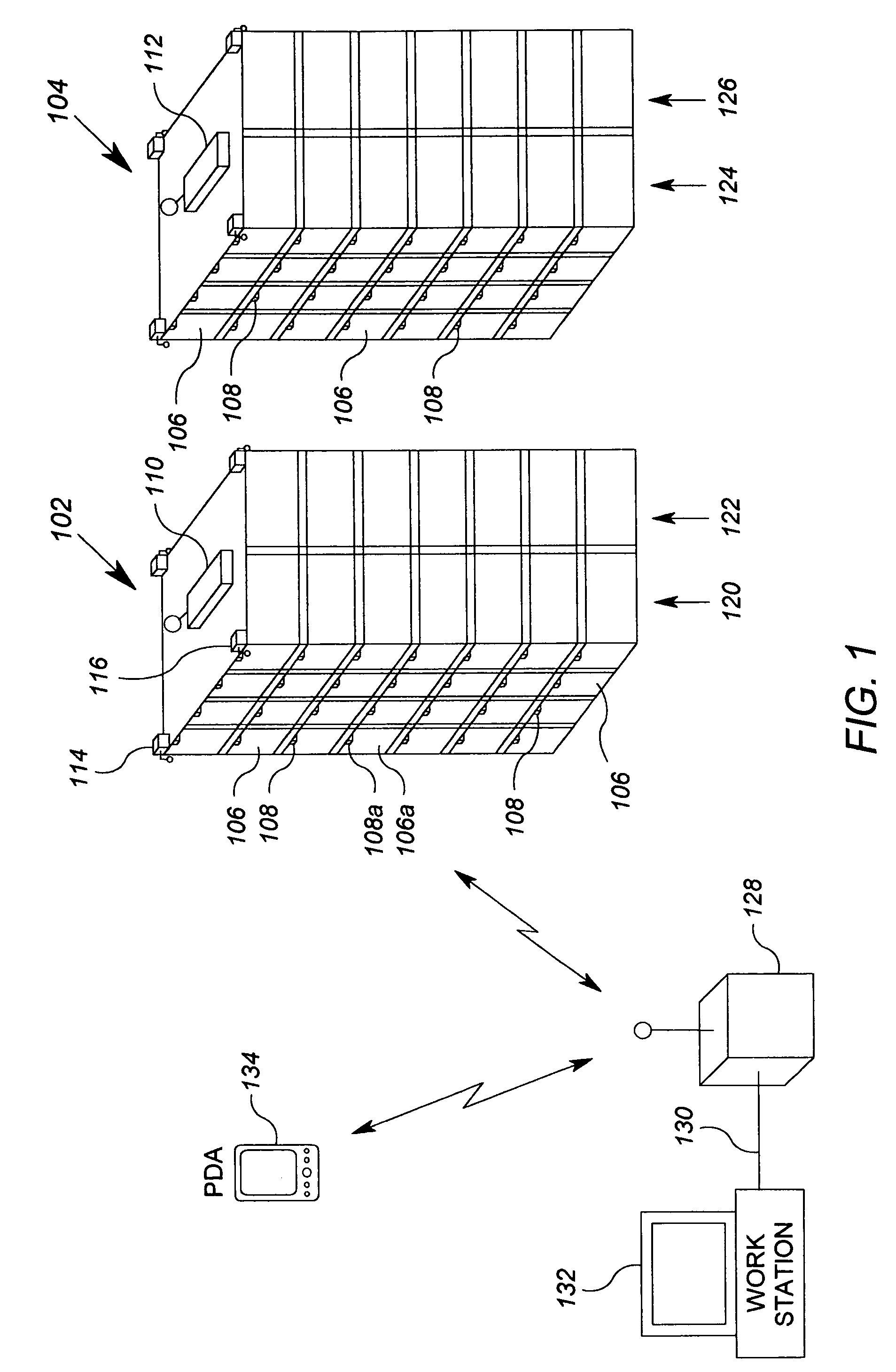 Two dimension RF location method and apparatus