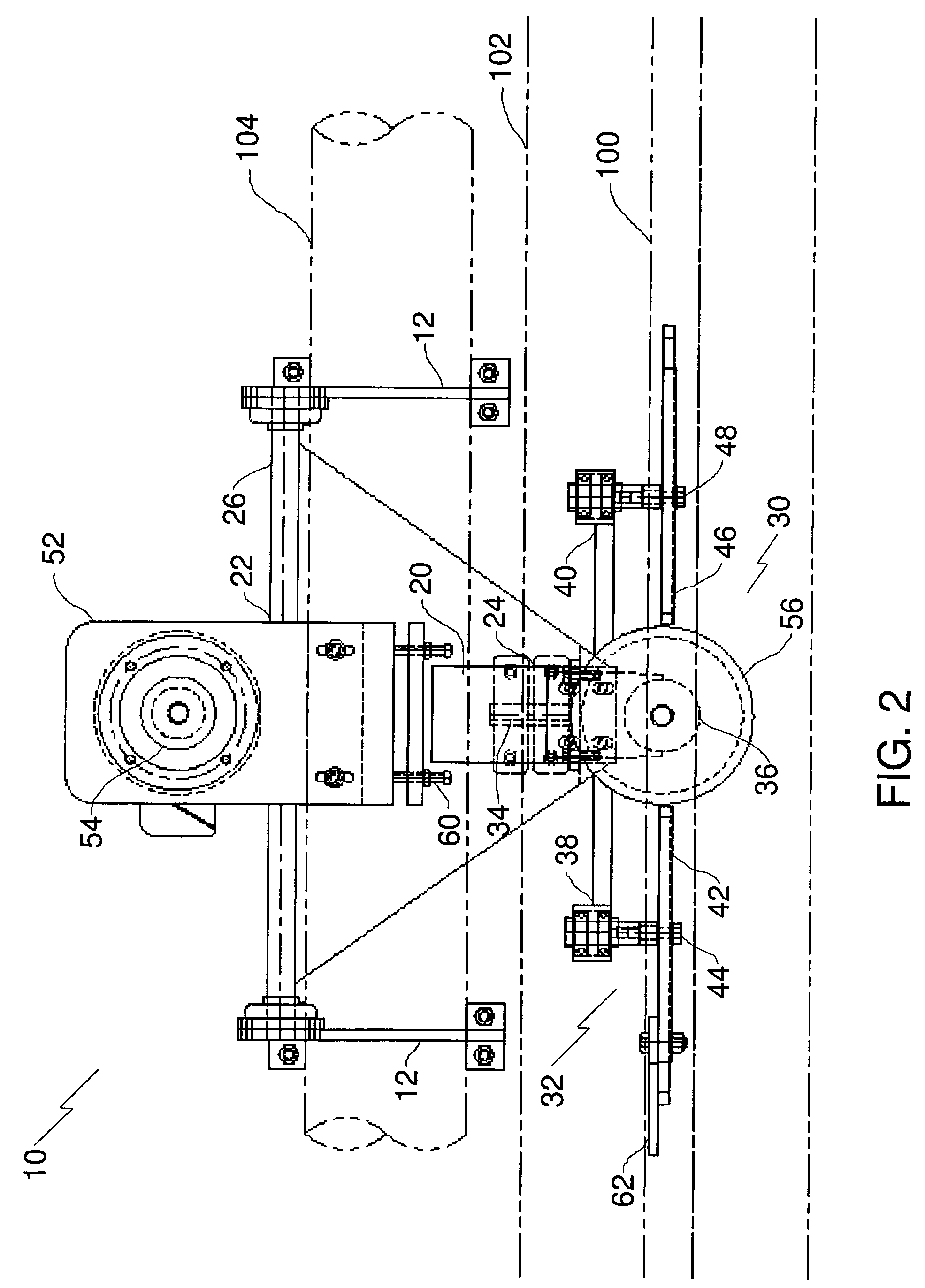 Rail grooming machine and method of use
