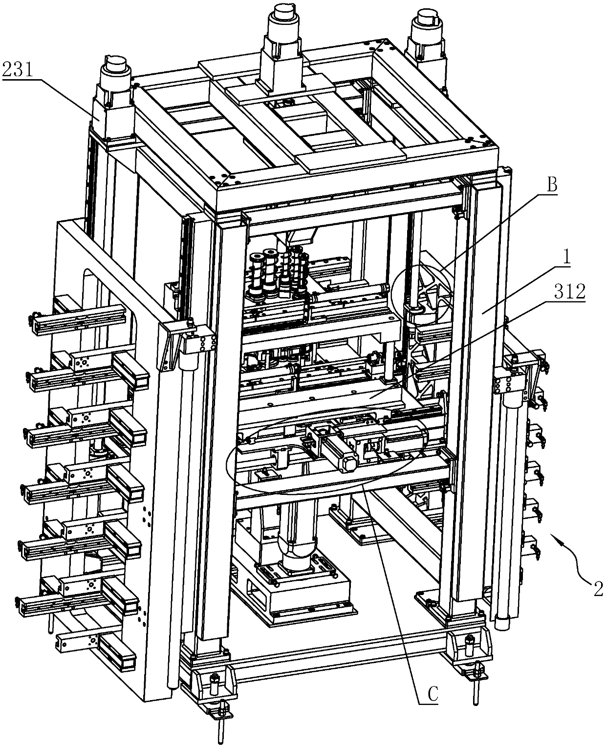 Bearing press suitable for different dies