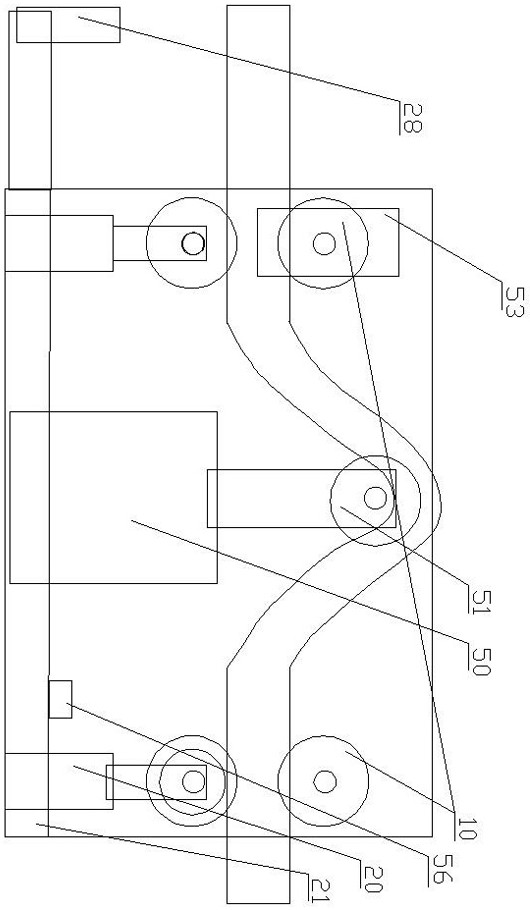 High-voltage transmission line anti-wind deflection device