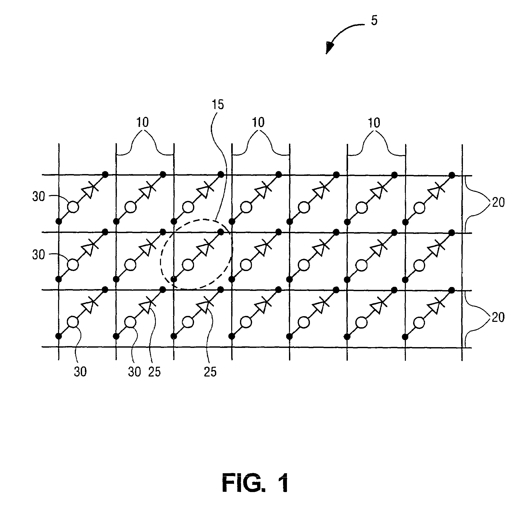 Lower electrode isolation in a double-wide trench and method of making same
