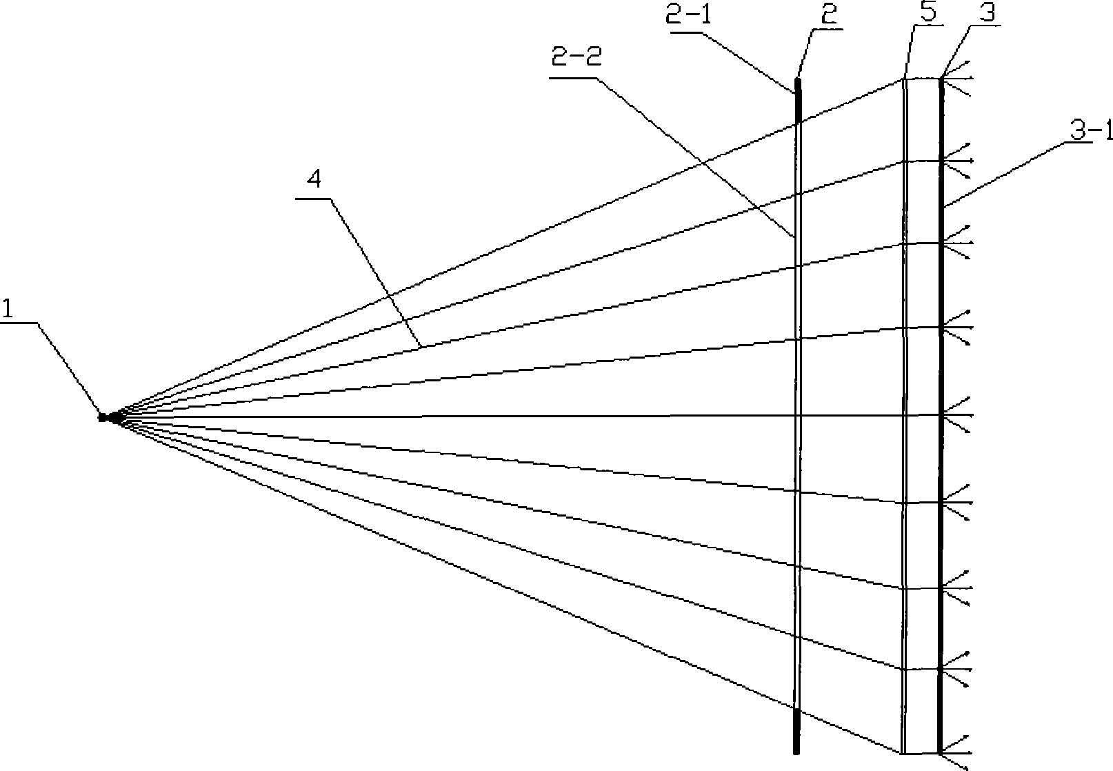 LCD splicing display device and large screen splicing display system thereof