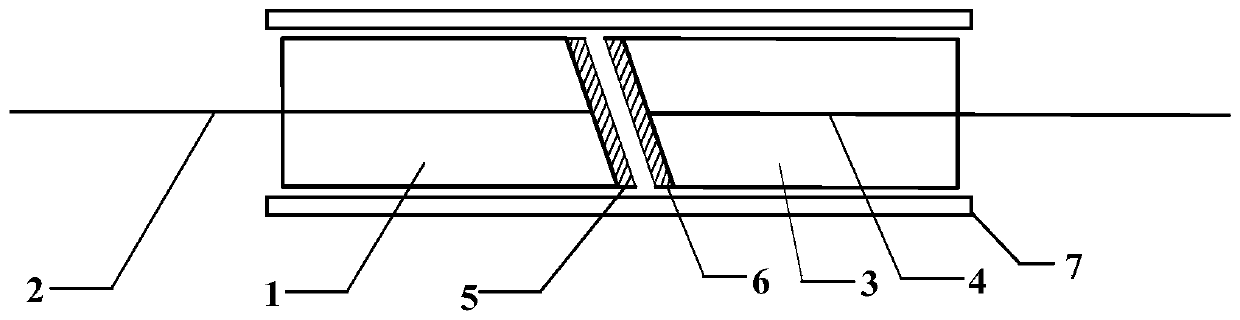 Thin film type optical fiber polarizing device