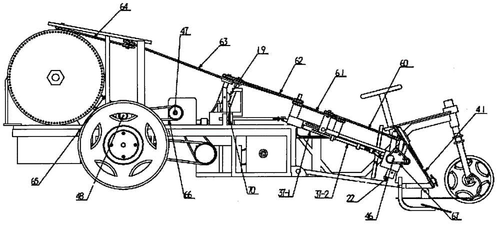 Multifunctional garlic combine harvester