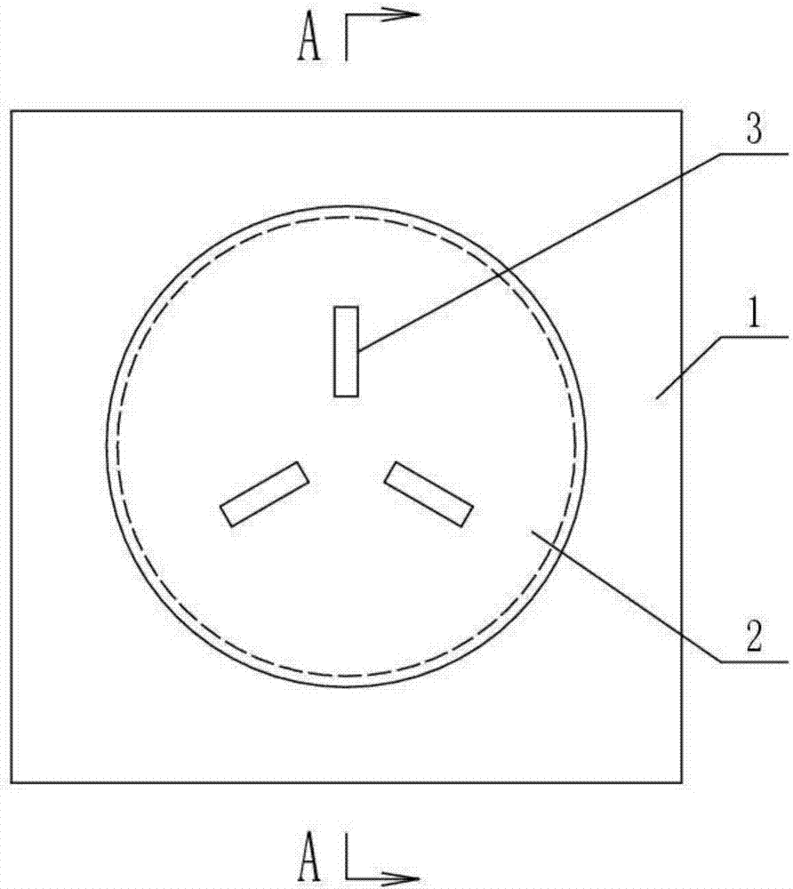 Extendable wall socket