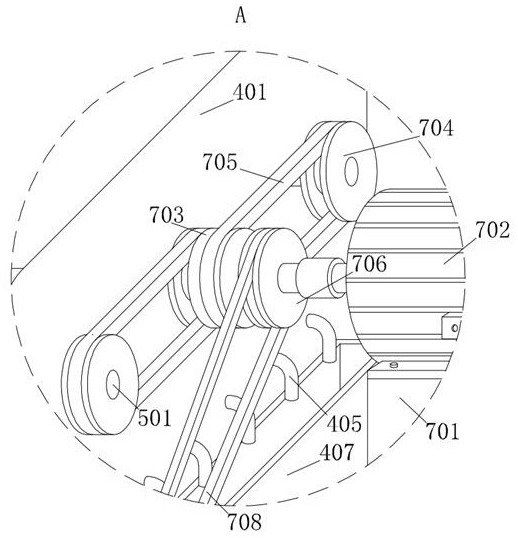 A convenient garlic screening machine and its application method