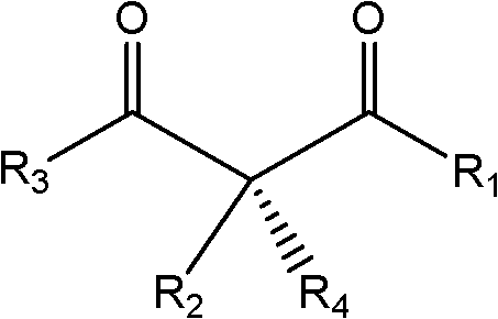 Olefin polymerization catalyst containing beta-diketone metal complex, preparation and application thereof