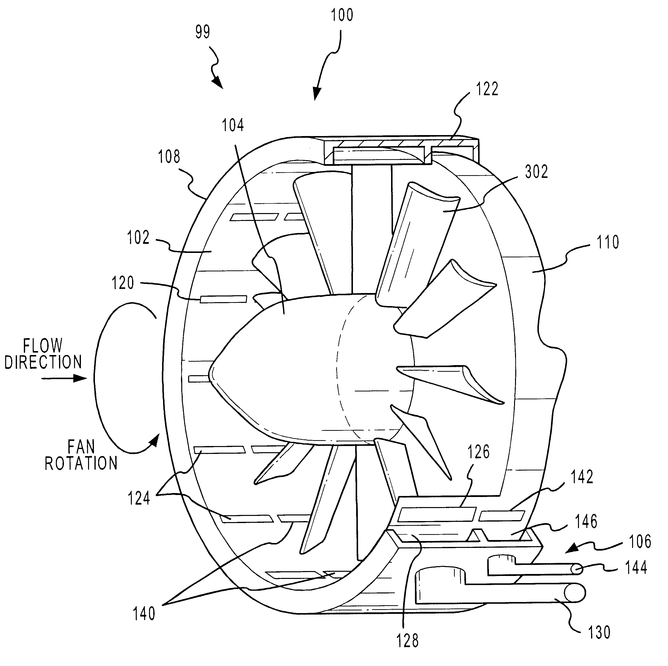 Method and apparatus for a fan noise controller