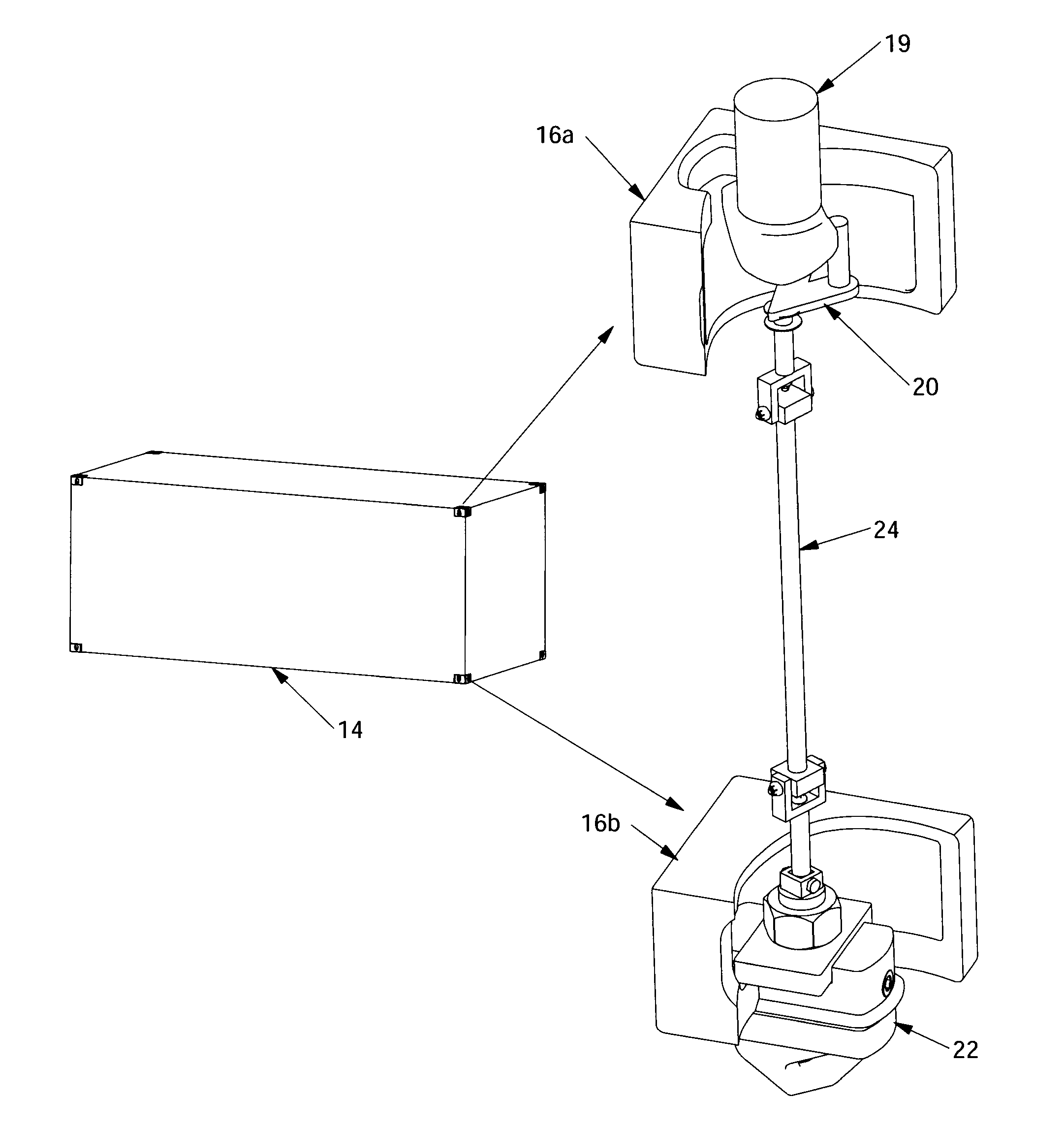 Universal container locking system