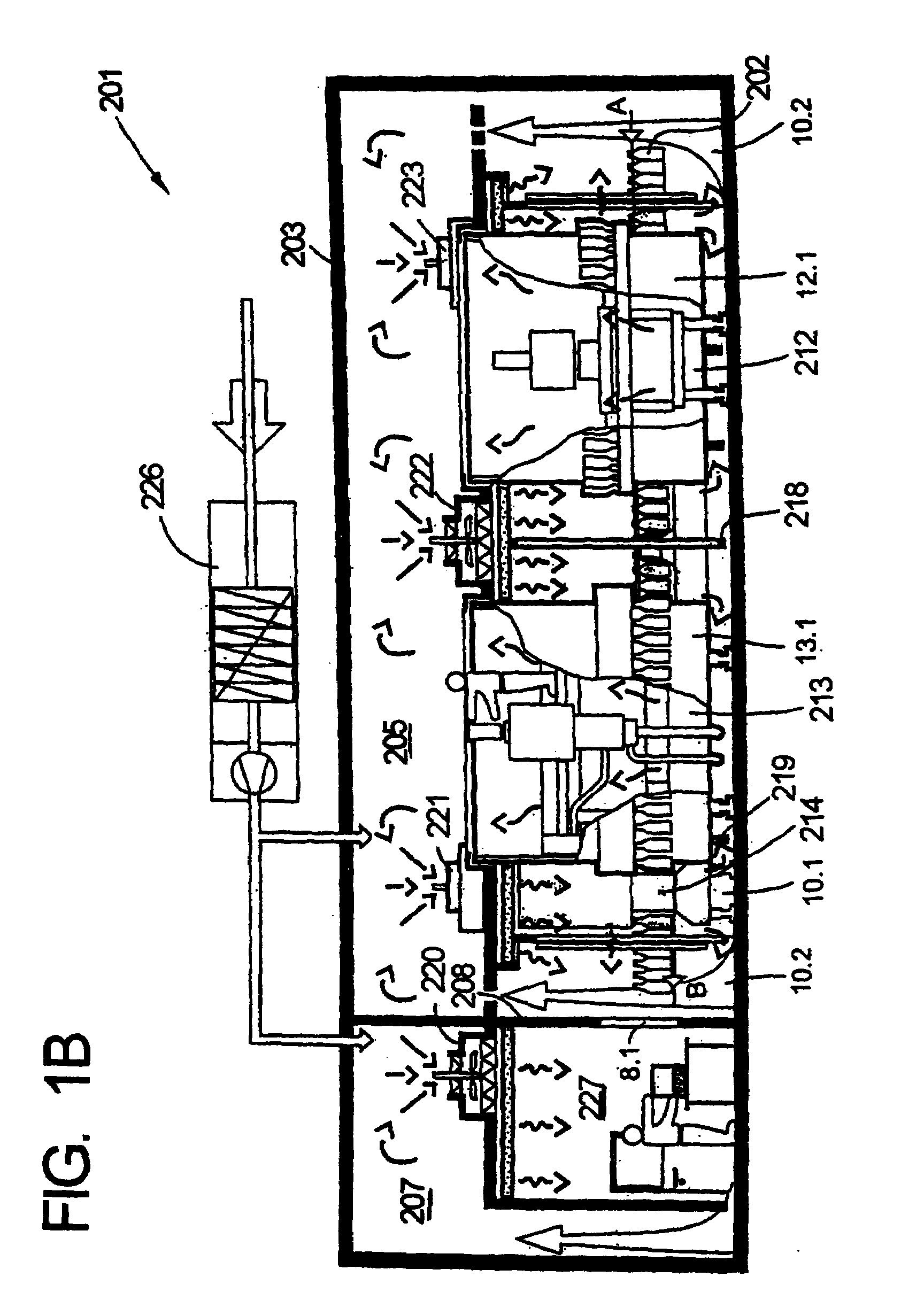 Method of operating a rotary beverage bottle or container filling or handling machine with a bearing with a cleaning arrangement in an aseptic clean room in a beverage bottling or container filling plant