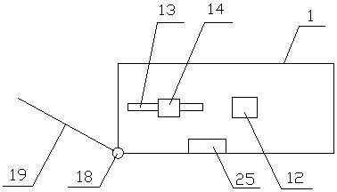 Wire storage box special for arrangement of network connecting wires of computer room