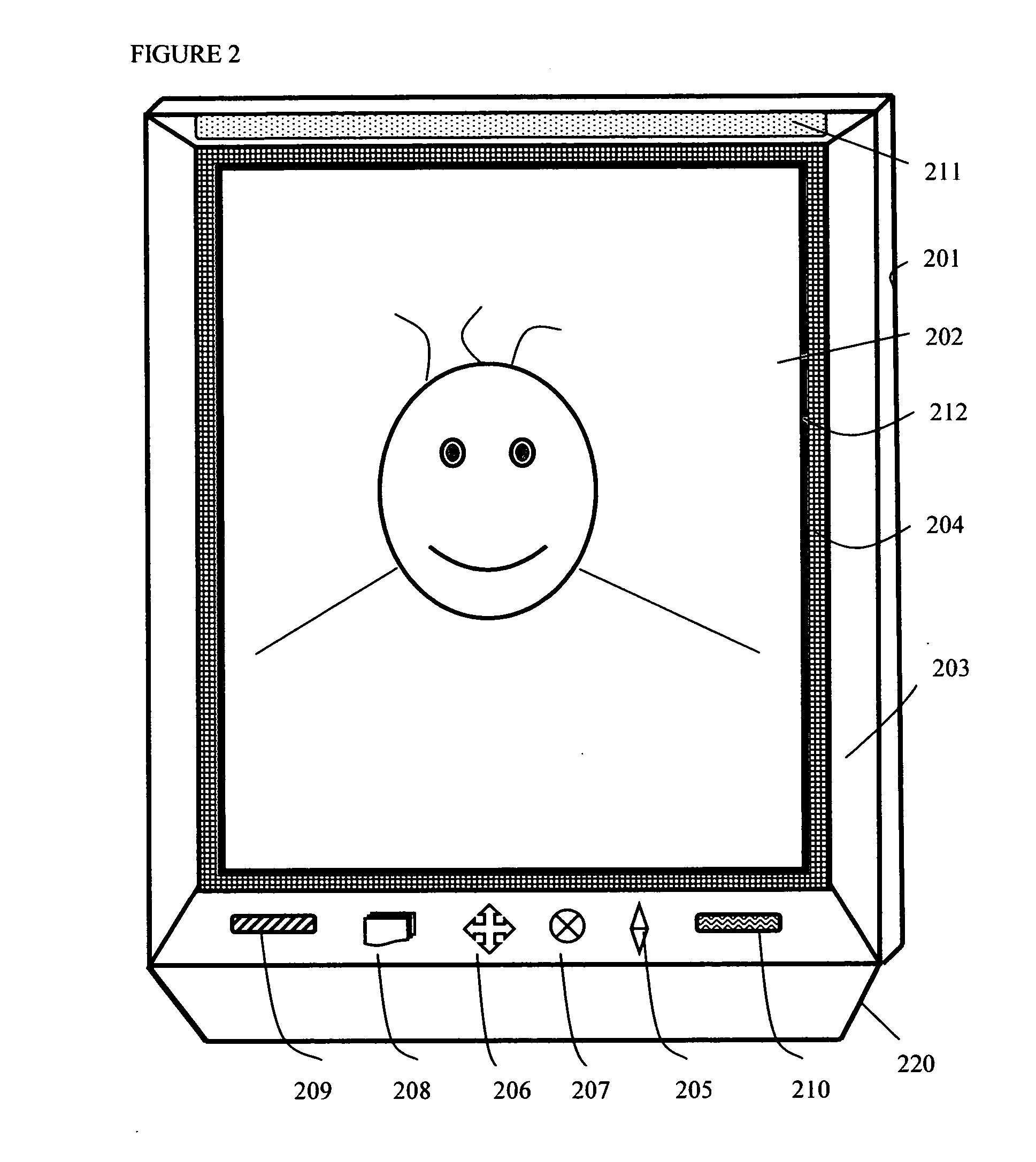 Integrated digital picture viewing device