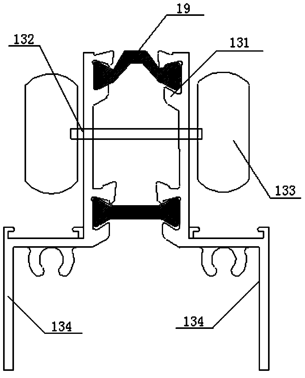 Suspended single push and pull energy-saving window